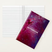 Weltraumstaub Cosmic Colorful Spiralnotebook Notizblock (Innen)