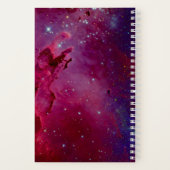Weltraumstaub Cosmic Colorful Spiralnotebook Notizblock (Rückseite)