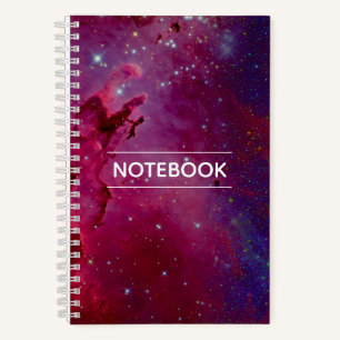 Weltraumstaub Cosmic Colorful Spiralnotebook Notizblock