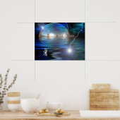 Weltraumsturm Poster (Küche)