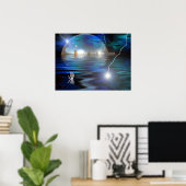 Weltraumsturm Poster (Heimbüro)
