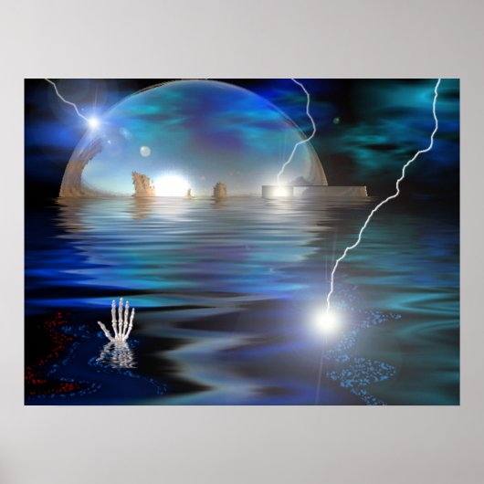 Weltraumsturm Poster (Vorne)