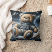 Weltraumteddybär Astronautin Kissen (Decke)