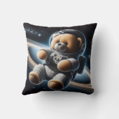 Weltraumteddybär Astronautin Kissen (Rückseite)