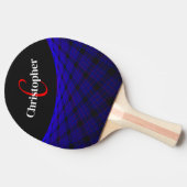 Weltraumteppich Geometrisches Ping Pong Paddle Tischtennis Schläger (Seitenansicht)