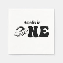 Weltraumthema 1. Geburtstag Custom UFO