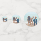 Weltraumthema 1. Geburtstag UFO-Foto Konfetti (Vorderseiten)