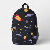 Weltraumthema Bedruckter Rucksack (Vorderseite)