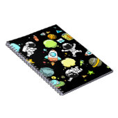 Weltraumthema Notizblock (Rechte Seite)