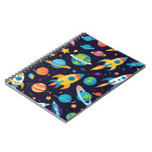 Weltraumthema Notizblock (Linke Seite)