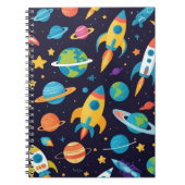 Weltraumthema Notizblock (Vorderseite)