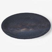 Weltraumthema Pappteller (Schrägansicht)