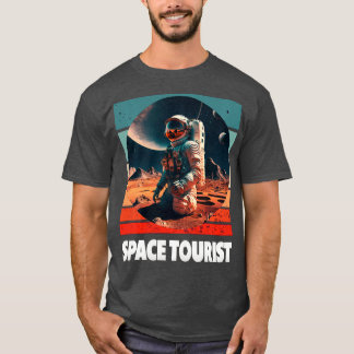 Weltraumtourismus Weltraumraumflugzeug Lon T-Shirt