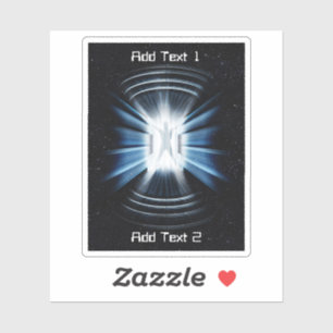 Weltraumtransporter Aufkleber