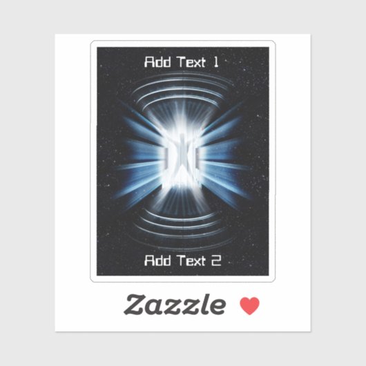 Weltraumtransporter Aufkleber (Blatt)