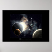 Weltraumtraum Poster (Vorne)