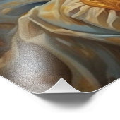 *~* Weltraumuniverse Earth Light AP50 Frauen Fotodruck (Ecke)