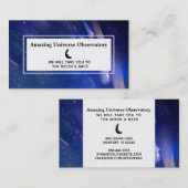 *~* Weltraumuniversum Asteroide Kometen Kosmos Visitenkarte (Vorne/Hinten)