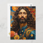 *~* Weltraumuniversum Erde AP50 Handsome Man Postkarte (Vorne/Hinten)