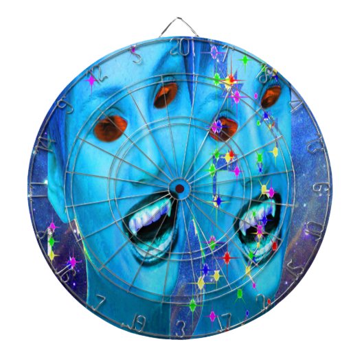 Weltraumvampire Dartscheibe (vorne)