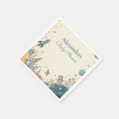 Weltraumwagendusche Serviette (Ecke)