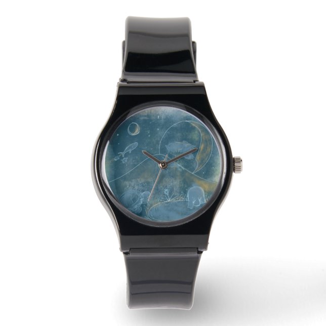 Weltraumwal Armbanduhr (Vorderseite)