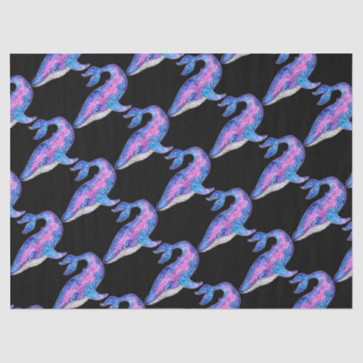 Weltraumwal Seidenpapier (Vorderseite)