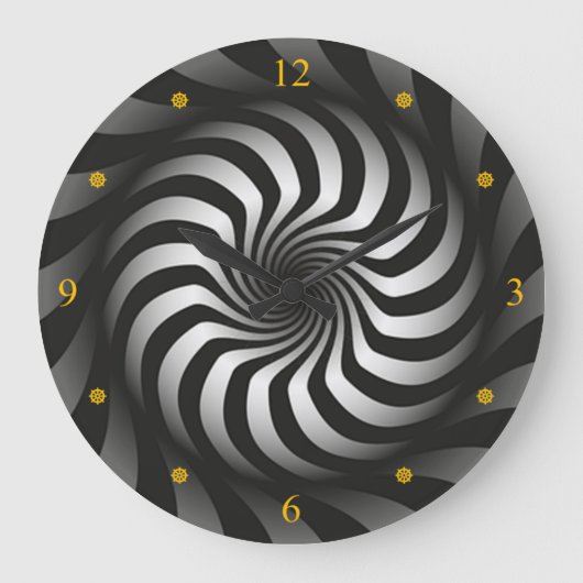 Weltraumwarp~Wormhole~We are all Time Traveller~ Große Wanduhr (Vorderseite)