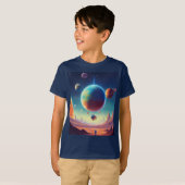 Weltraumwelt T-Shirt (Vorne ganz)