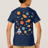 Weltraumwelt T-Shirt (Rückseite)