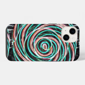 Weltraumwirbel iPhone Hülle (Rückseite (Horizontal))
