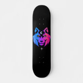 Weltraumwolf Skateboard (Vorne)