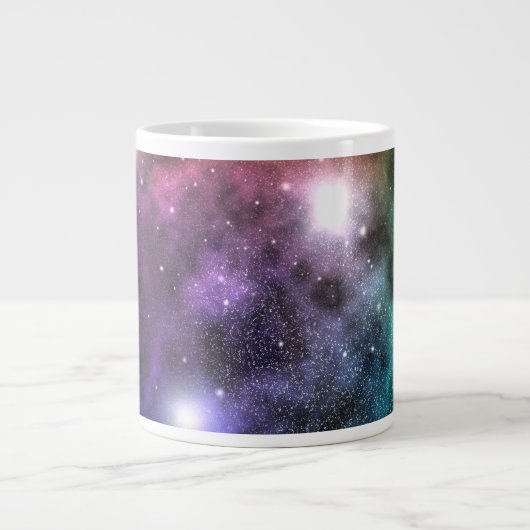 Weltraumwolken Jumbo-Tasse (Vorderseite)