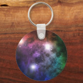 Weltraumwolken Schlüsselanhänger (Vorderseite)