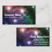 Weltraumwolken Visitenkarte (Vorne/Hinten)