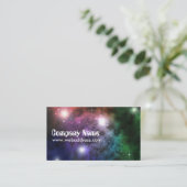 Weltraumwolken Visitenkarte (Stehend Vorderseite)