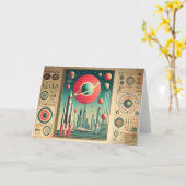 Weltraumzeitalter Koordiniert Alien Relic Karte (Gelbe Blume)