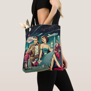 Weltraumzeitalter Las Vegas Martini-Party Tasche