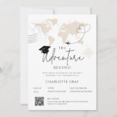 Weltreise-Abenteuer beginnt Abschluss Ankündigung (Vorderseite)