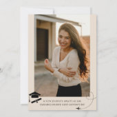 Weltreise-Abenteuer beginnt Abschluss Ankündigung (Rückseite)