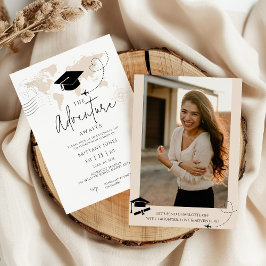 Weltreise-Abenteuer beginnt Abschluss Einladung