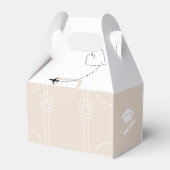 Weltreise-Abenteuer beginnt Abschluss Geschenkschachtel (Rückseite)