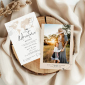 Weltreise Adventure beginnt mit Babydusche Einladung