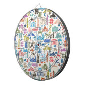 Weltreise Dartscheibe (Vorderseite rechts)