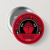 Weltreise Familien- oder Partytrip Button (Vorne & Hinten)