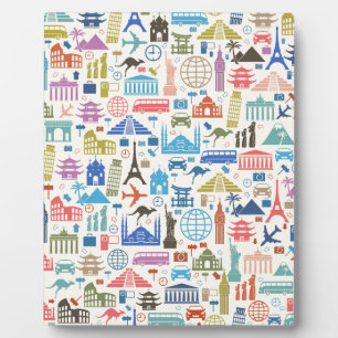 Weltreise Fotoplatte