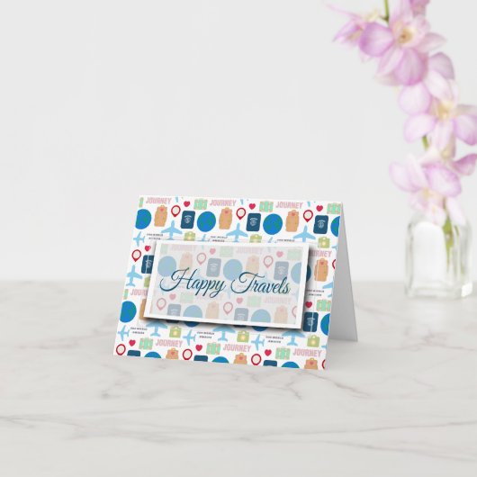 Weltreise geklappt karte (Orchidee)