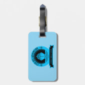 Weltreise Gepäckanhänger (Rückseite vertikal)