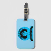 Weltreise Gepäckanhänger (Vorderseite Vertikal)