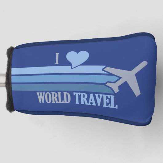Weltreise Golf Headcover (Vorderseite)